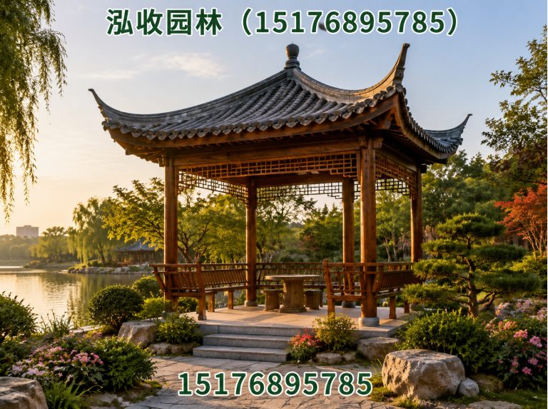 泉州防腐木展示图